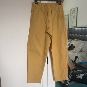 Women's Casual Cargo Pants in Golden